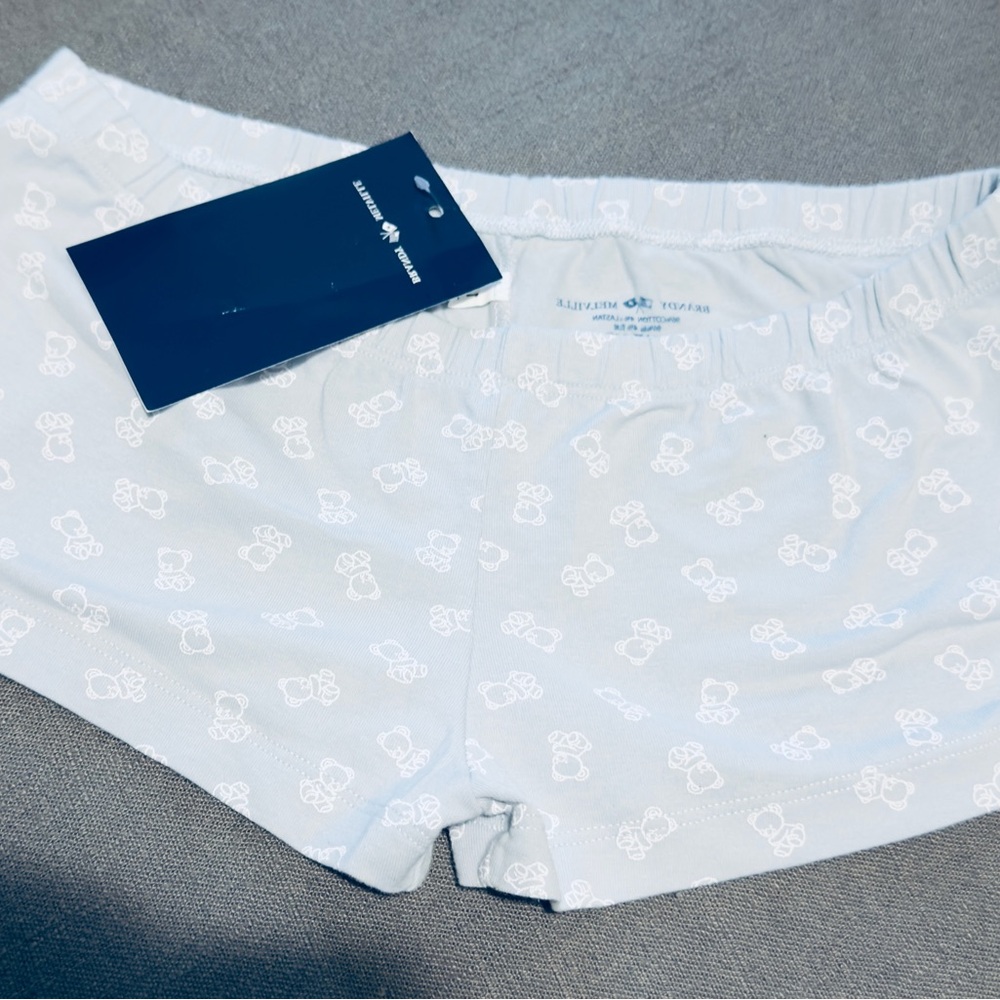 Brandy Melville Light Blue Pajama Shorts